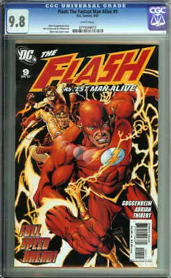 Buy FLASH: THE FASTEST MAN ALIVE #9 CGC 9.8 WHITE PAGES // DC COMICS 2007 • 70.99£