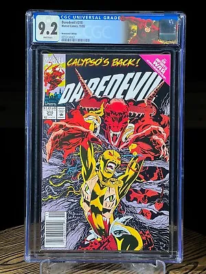 Buy DAREDEVIL #310 Newsstand CGC 9.2 November 1992 1st Cover Appearance Of  Calypso • 51.39£