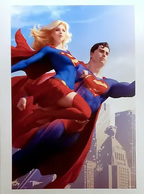 Buy  Action Comics #1000  Fine Art Print By Stanley  Artgerm  Lau Superman Supergirl • 14.33£