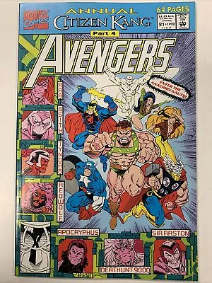 Buy Avengers Annual #21 (Marvel, 1992) 1st Victor Timely 1st Anachronauts NM- • 25.23£