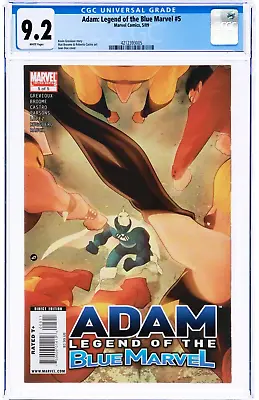 Buy Adam: Legend Of The Blue Marvel #5 (Marvel, 2009) CGC NM- 9.2 White Pages • 139.99£