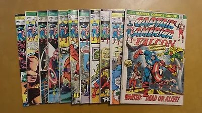 Buy Captain America Lot Of 11 Issues 154 163 165 166 170 171 175 176 178 179 190 • 35.96£