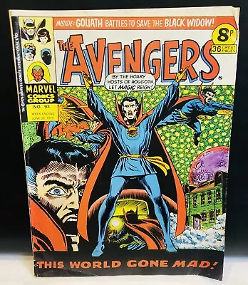 Buy Avengers #93 Comic Marvel Comics UK • 2.83£