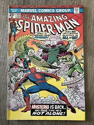 Buy Amazing Spider-Man #141 1st Dan Berkhart Mysterio, MVS Intact, 9.0 NM/M, Marvel • 119.14£