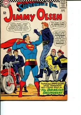 Buy SUPERMAN'S Pal JIMMY OLSEN 91 FN-VF BATMAN ROBIN SWAN C/A 1966 • 7.94£