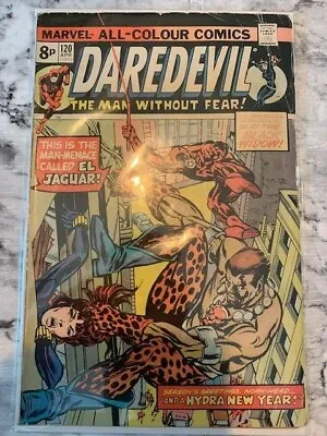 Buy Daredevil 120 1st Appearance El Jaguar - Marvel 1975 - 1st Print - Hot Series GD • 12.99£