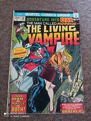 Buy Adventure Into Fear #20 🔑1st Solo Morbius Living Vampire App Marvel Comics 1974 • 24.99£