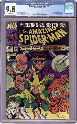 Buy Amazing Spider-Man #337 CGC 9.8 1990 4341139011 • 146.81£