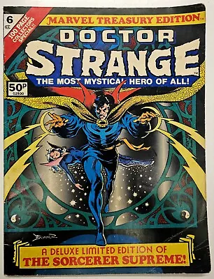 Buy Bronze Age Comic Marvel Treasury 6 Special Key Issue Doctor Strange GD/VG • 30£