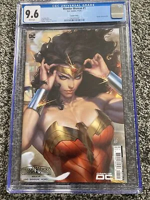 Buy Wonder Woman #1 - Cgc 9.6 - Stanley  Artgerm  Lau Variant Cover ( Nov 2023 ) Dc • 39.99£