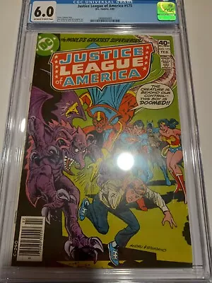 Buy Justice League America #175 CGC 6.0 1980 NEWSSTAND Bronze Age FLASH SALE!! • 47.40£