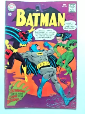 Buy Books, Comics & Magazines, Batman Comic 197, Dec 1967. VG+. 1st New Batgirl. • 25£