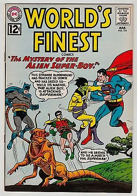 Buy Worlds Finest #124 March 1962 VF 8.0 DC Comics Batman And Robin Superman • 79.14£