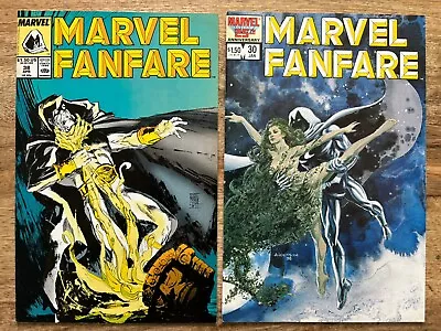 Buy Marvel Fanfare #30 #38 - High Grade Moon Knight Classic Covers • 11.85£