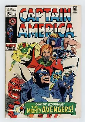 Buy Captain America #116 VG+ 4.5 1969 • 9.99£