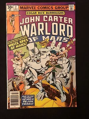 Buy John Carter Warlord Of Mars 2 4.5 5.0 Marvel 1977 Oq • 7.99£