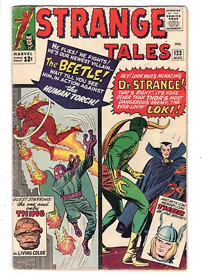 Buy Strange Tales #123 (1964) - Grade 5.0 - 1st Appearance Of The Beetle! • 142.48£