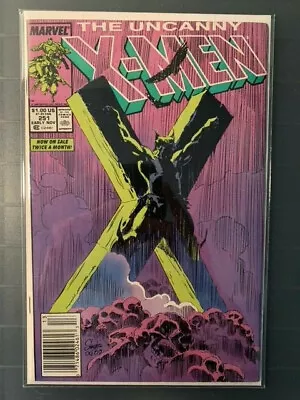 Buy Uncanny X-men #251 NM- 9.2 Newsstand! Classic Wolverine Cover! • 39.53£