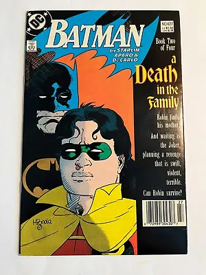 Buy Batman #427 Newsstand Variant-Death In The Family- Pt 2  (1988) • 19.75£