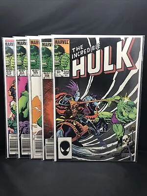 Buy Incredible Hulk Comic Lot #’s 302 308 309 311 314 Low Grade Marvel • 11.82£
