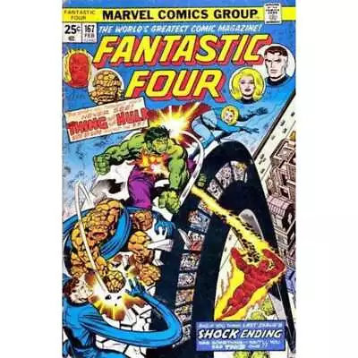 Buy Fantastic Four (1961 Series) #167 In Fine Minus Condition. Marvel Comics [b} • 8.75£