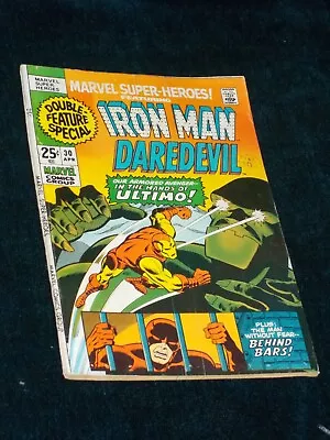 Buy Marvel Super Heroes #30 1971 Reprints Daredevil #15 & Tales Of Suspense #78 Iron • 5.99£