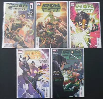 Buy Iron Fist #1 - 5 (Marvel Comics) Set 1st Print Near Mint • 28.99£