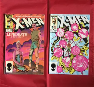 Buy Uncanny X-men V1 Key Issues #186 October 84 & #188 December 84 • 1.75£