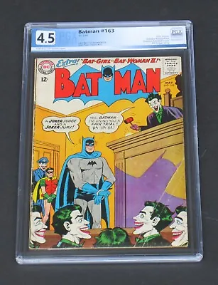 Buy Batman #163 PGX 4.5 1964 Batman Joker Batgirl Moldoff Cover • 158.05£