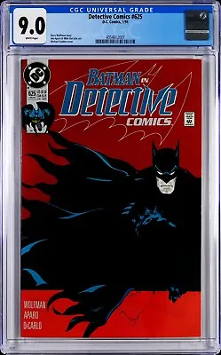 Buy Detective Comics #625 CGC 9.0 (Jan 1991, DC) Marv Wolfman Story, 1st Abattoir • 31.62£