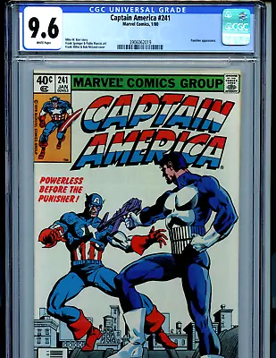 Buy Captain America #241 CGC 9.6 1980 Marvel 1Punisher Amricons K46 • 278.05£