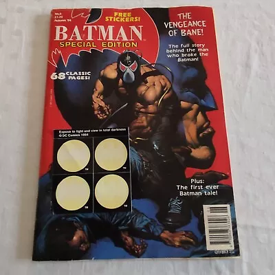 Buy Batman Special Edition Magazine #6 Aut 1994 - With Stickers - Vengeance Of Bane • 8.49£