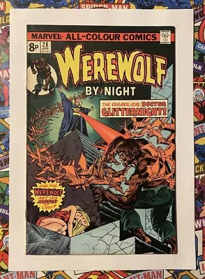 Buy Werewolf By Night #28 - Apr 1975 - Dr Glitternight Appearance! - Vfn (8.0) Pence • 14.99£