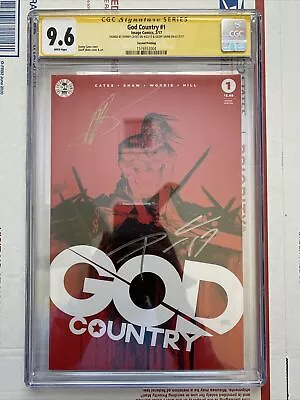 Buy God Country #1 Comic CGC 9.6 Sig Signed🔥🔥Optioned! 2ND Print CATES & Shaw • 157.66£