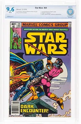 Buy Star Wars #29 NEWSSTAND CBCS 9.6 1979 White Pages 1st App Tyler Lucian Not CGC • 93.18£