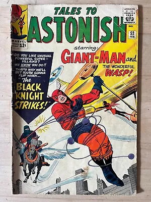 Buy Tales To Astonish #52 (Marvel 1964) - GD/VG - Origin/1st App. Black Knight • 59.38£