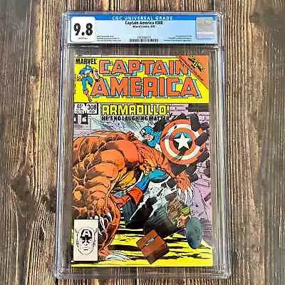 Buy Captain America #308 CGC 9.8 WP, 1st Appearance Of Armadillo • 91.70£