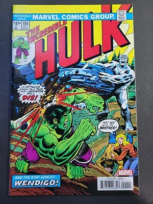 Buy The Incredible Hulk #180 Facsimile Edition Marvel 2023 Reprint Wolverine • 7.17£