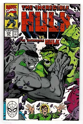 Buy Incredible Hulk 376   Classic Green Hulk Vs Gray Hulk   1st Agamemnon • 8.03£
