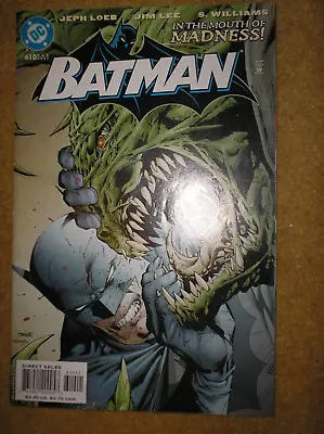 Buy Batman # 610 Hush Killer Croc Catwoman Jeph Loeb Jim Lee $2.25 2003 Dc Comic Bk • 0.99£