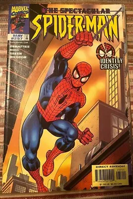 Buy Marvel The Spectacular Spiderman Identity Crisis May #257 NM John Romita Sr.  • 18.72£