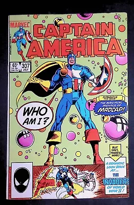 Buy Captain America #307 Marvel Comics 1st Appearance Of Madcap VF+ • 16.99£