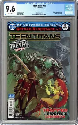 Buy Teen Titans #12A 1st Printing CGC 9.6 2017 2030835019 • 111.93£