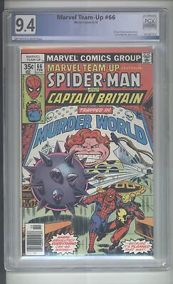 Buy Marvel Team- Up   #66 PGX 9.4   Marvel Comics 1978 Captain Britain • 67.20£