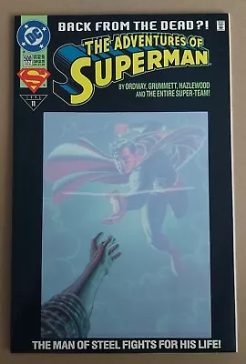Buy THE ADVENTURES OF SUPERMAN -  DC COMICS #500 Issue With BAG & Trading Card • 3£