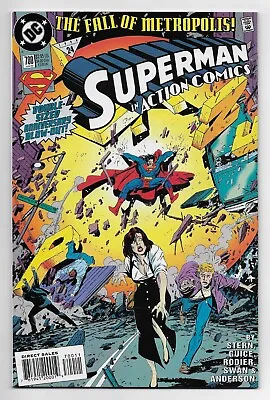Buy DC Superman In Action Comics #700 Fall Of Metropolis Double Sized 1994 • 2.36£