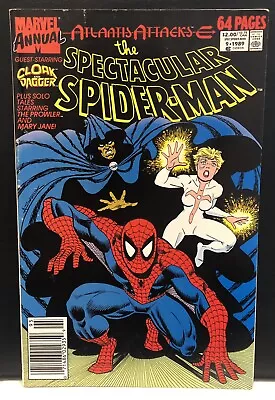 Buy Spectacular Spider-Man Annual #9 Comic , Marvel Comics Newsstand, Clock & Dagger • 1.52£