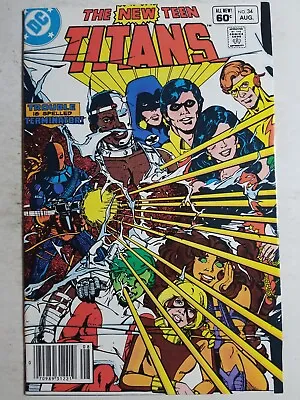 Buy Nee Teen Titans (1980) #34 - Very Fine - Newsstand Variant  • 3.24£
