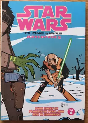 Buy Star Wars The Clone Wars Adventures Volume 6 TPB Paperback Digest Graphic Novel • 2.99£