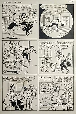 Buy Original Art, PEP #214 P#6/16 Dan DeCarlo?  A Federal Case  1968 Archie (A# 1998 • 119.93£